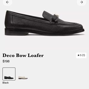Kate Spade Black Leather Loafers